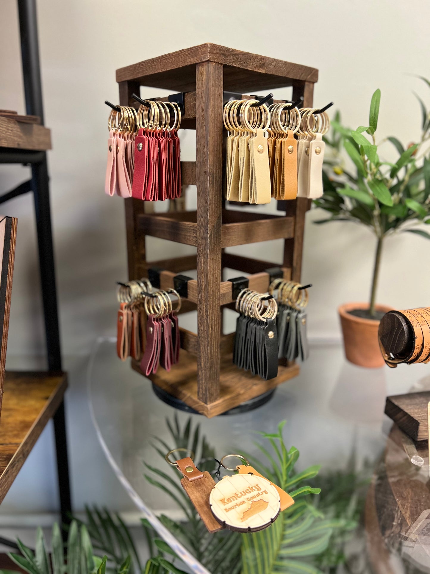 Leather Key Chain - KY Custom Engraving - Made in {{ shop.shopifyProvince }}