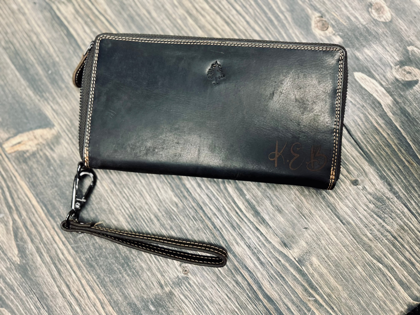 Leather Wristlet - KY Custom Engraving - Made in {{ shop.shopifyProvince }}
