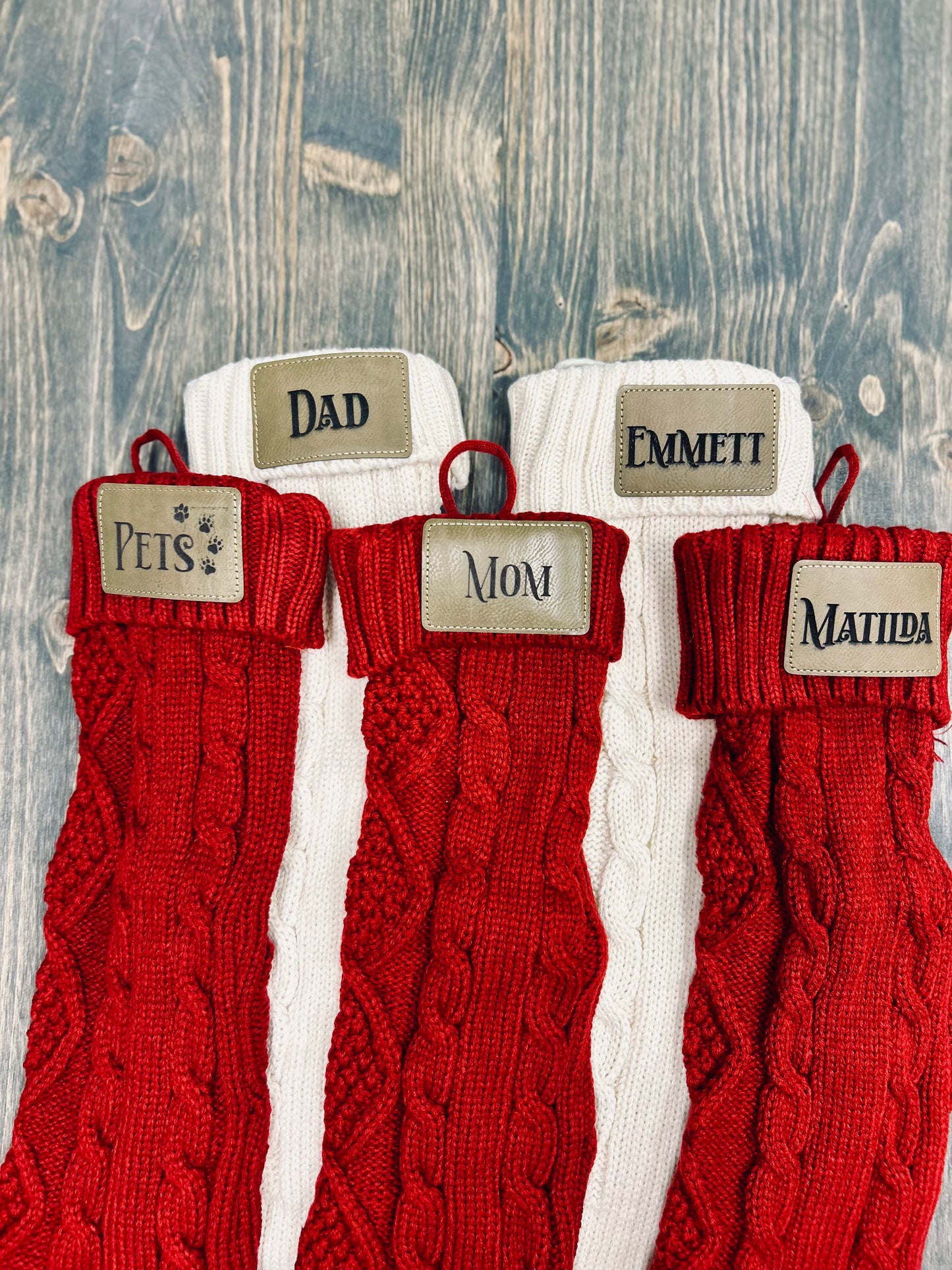 Cable Knit Christmas Stocking