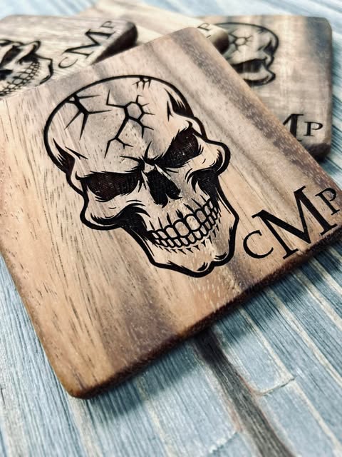 Walnut Coaster - KY Custom Engraving - Made in {{ shop.shopifyProvince }}