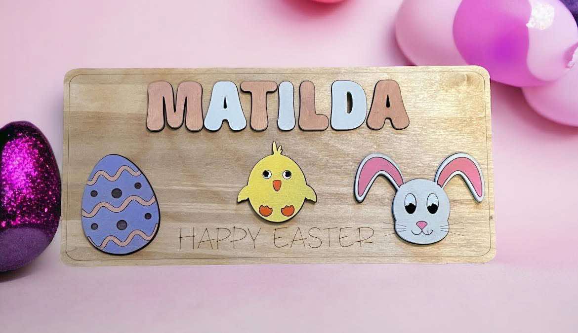 Easter Puzzle - KY Custom Engraving - Made in {{ shop.shopifyProvince }}