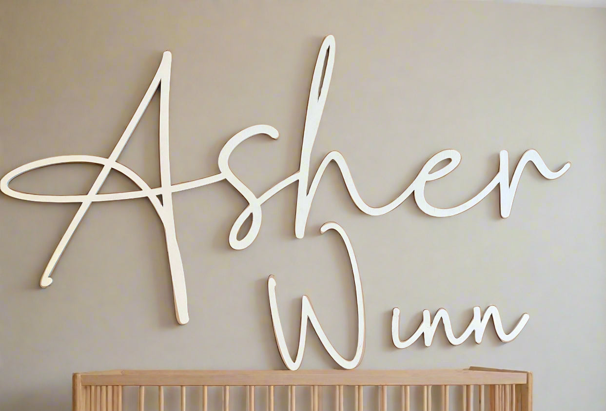 Baby Name Sign - KY Custom Engraving - Made in {{ shop.shopifyProvince }}