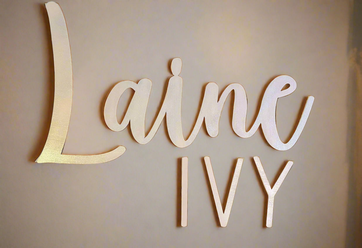Baby Name Sign - KY Custom Engraving - Made in {{ shop.shopifyProvince }}