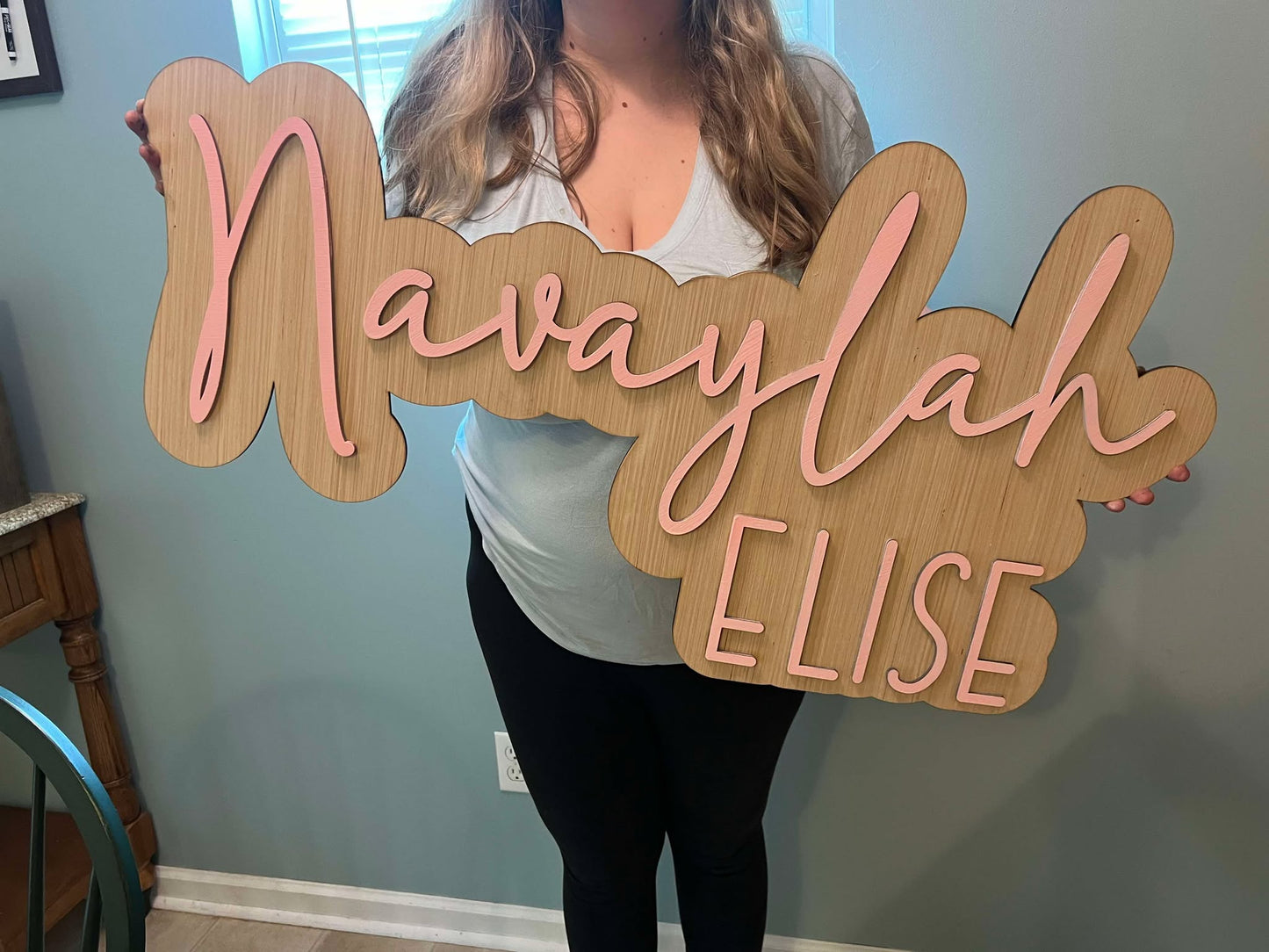 Baby Name Sign - KY Custom Engraving - Made in {{ shop.shopifyProvince }}