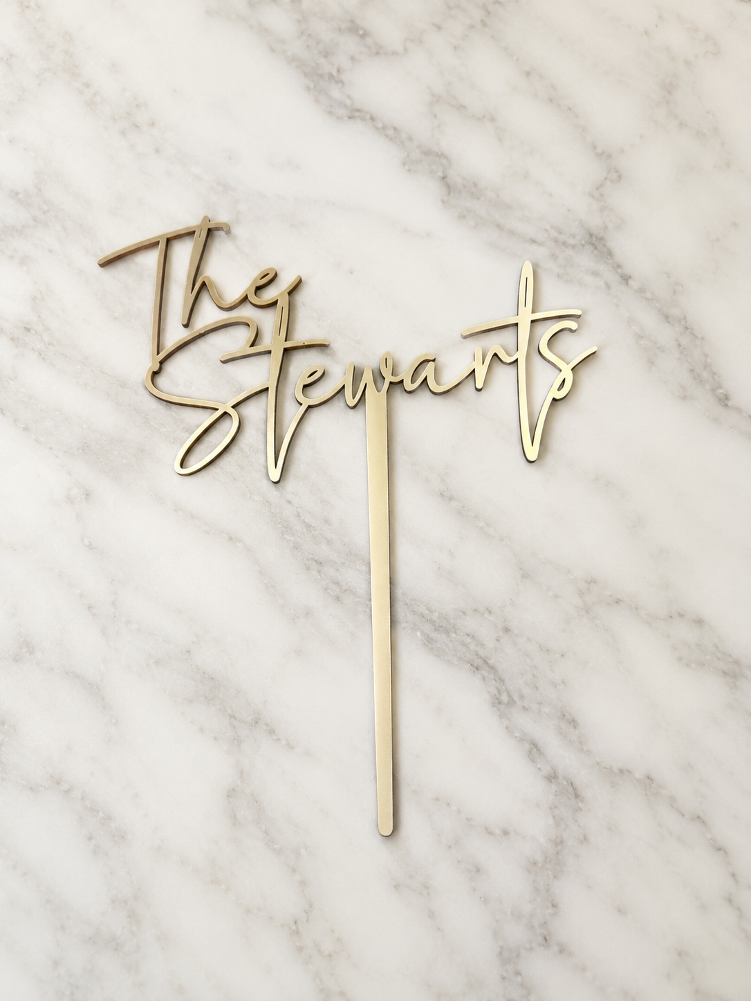 Custom Acrylic Cake Topper
