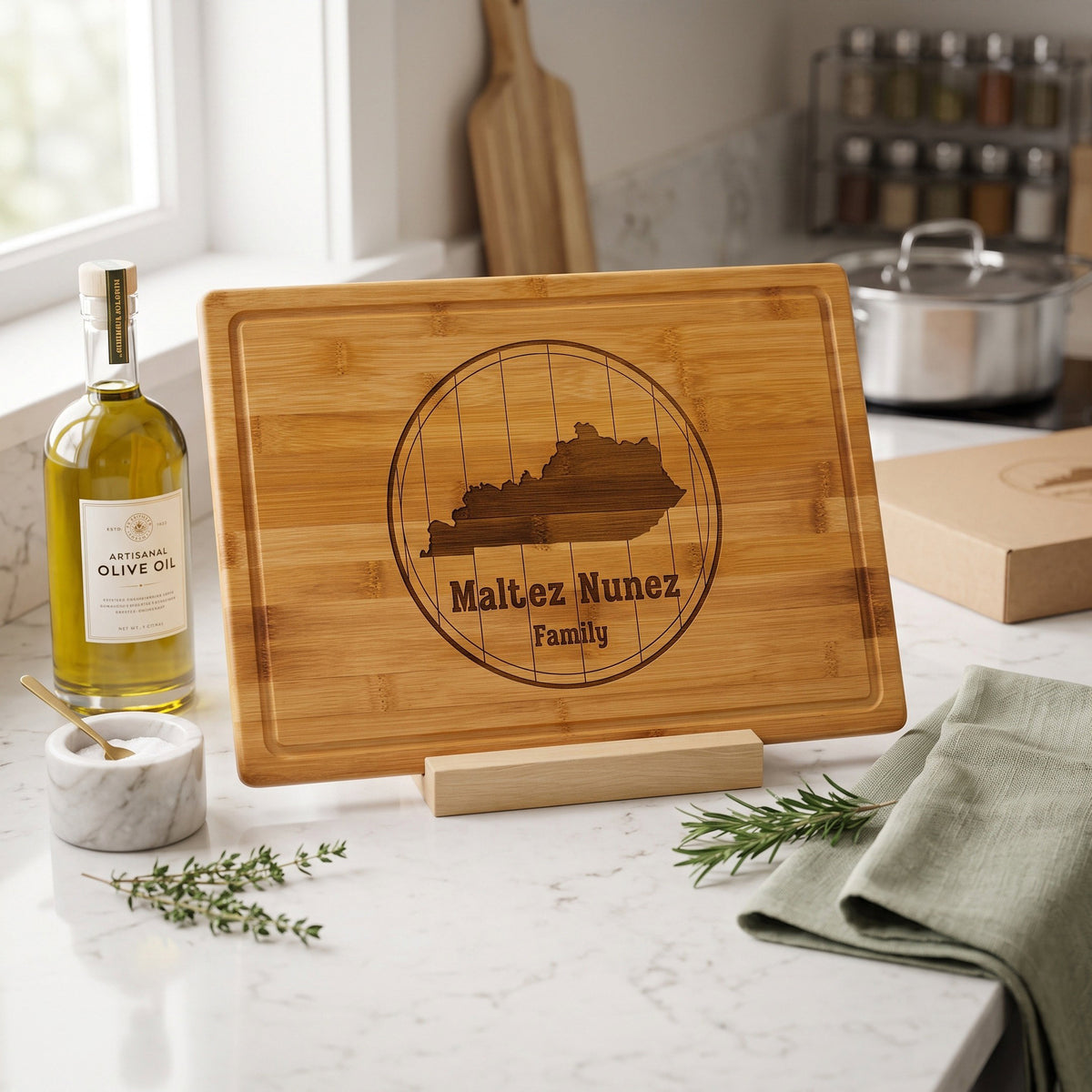 Large Bamboo Cutting Board
