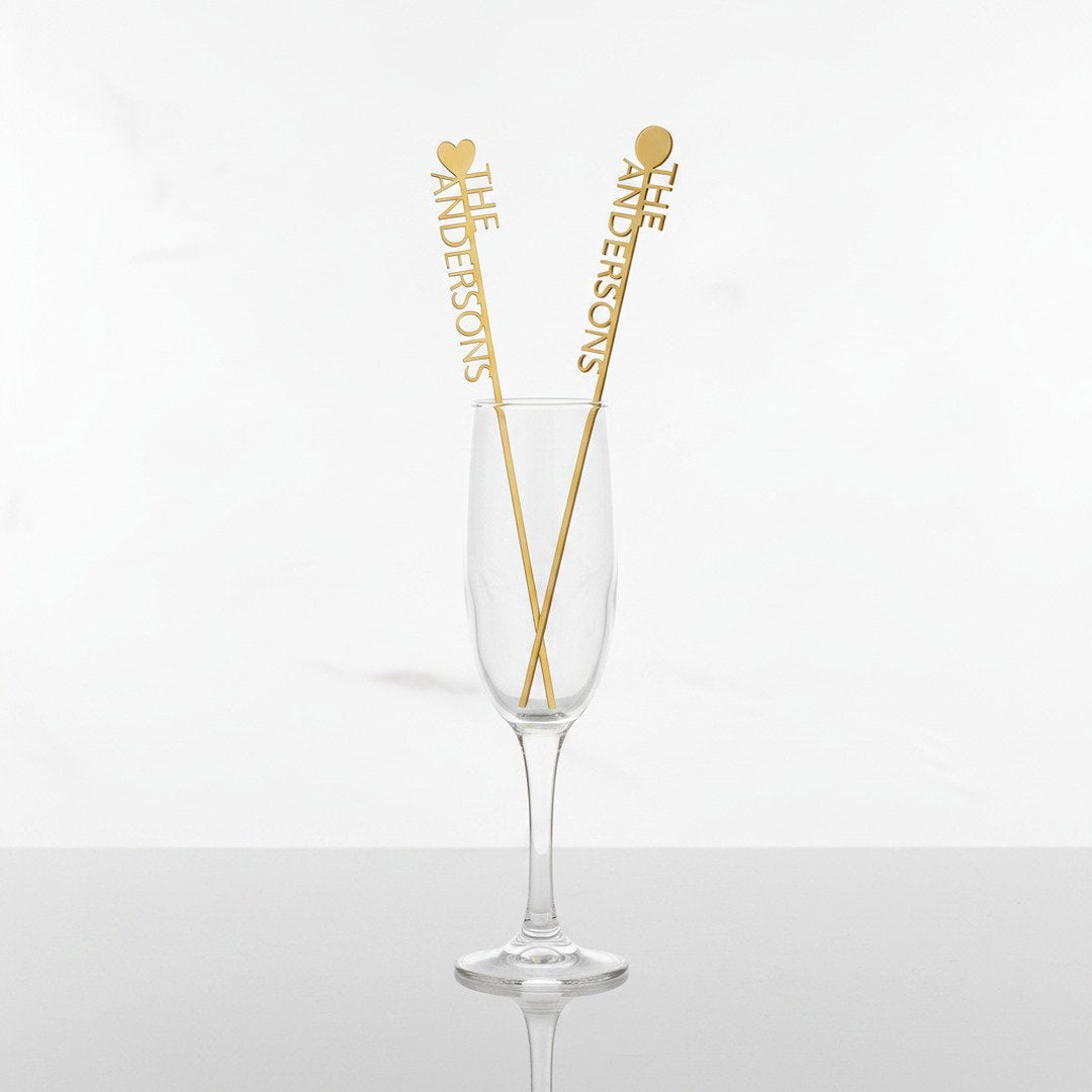 Personalized Drink Stirrers
