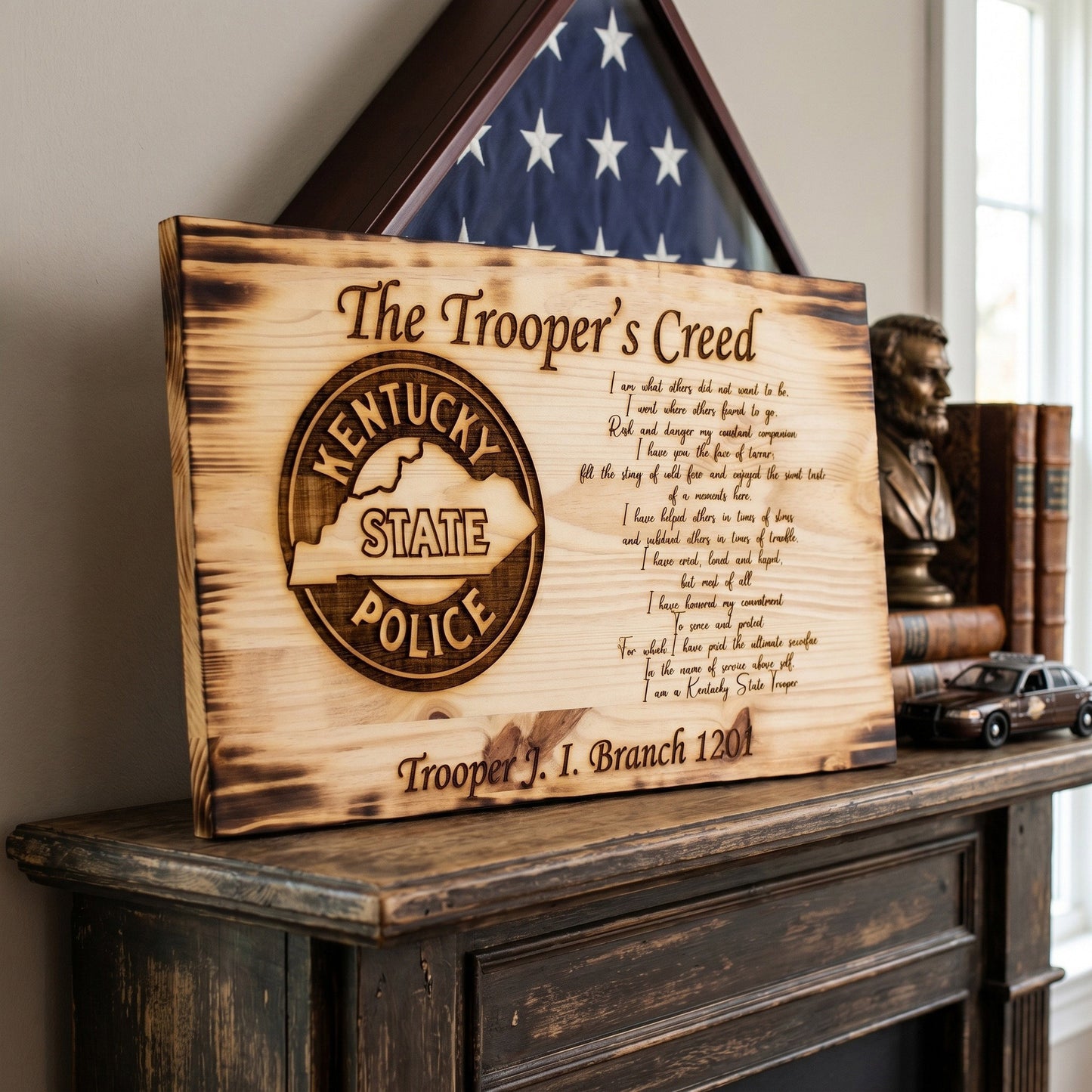 Custom Pine Sign