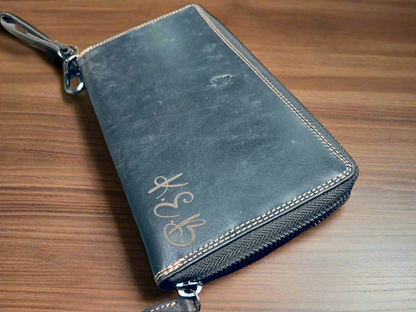 Leather Wristlet - KY Custom Engraving - Made in {{ shop.shopifyProvince }}