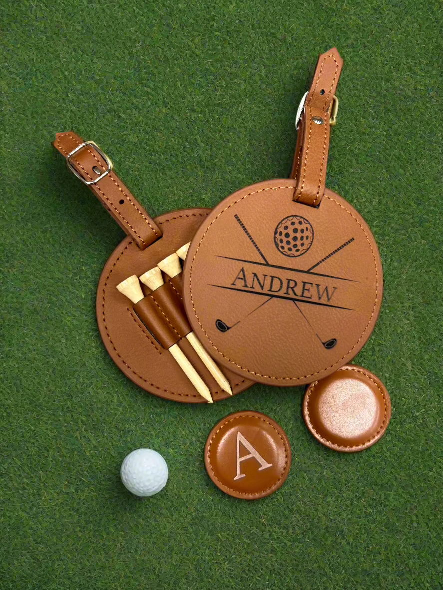 Golf Tee Tag Set - KY Custom Engraving - Made in {{ shop.shopifyProvince }}