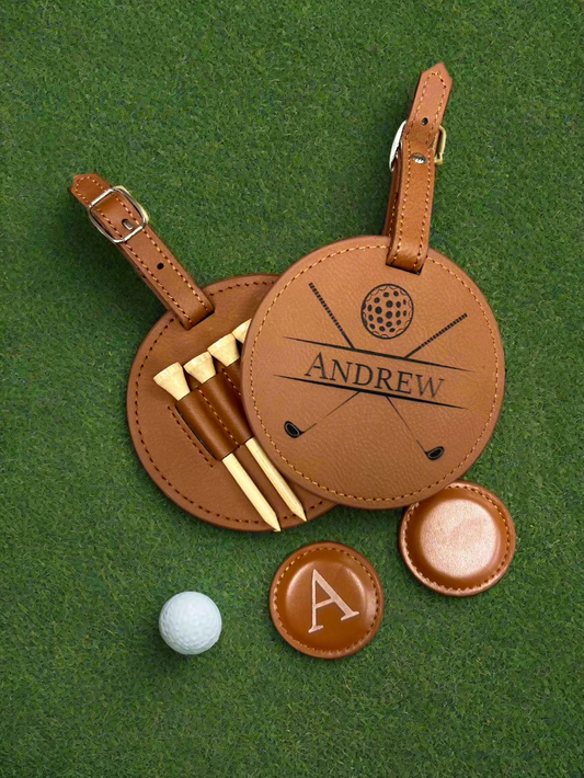 Golf Tee Tag Set - KY Custom Engraving - Made in {{ shop.shopifyProvince }}