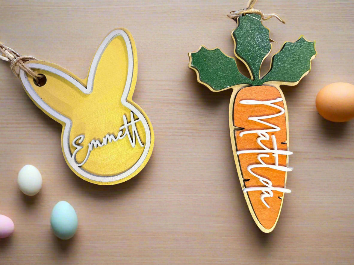 Easter Basket Tag - KY Custom Engraving - Made in {{ shop.shopifyProvince }}