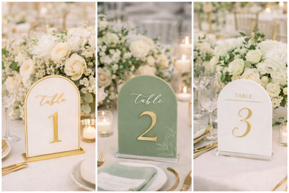 Wedding Table Numbers