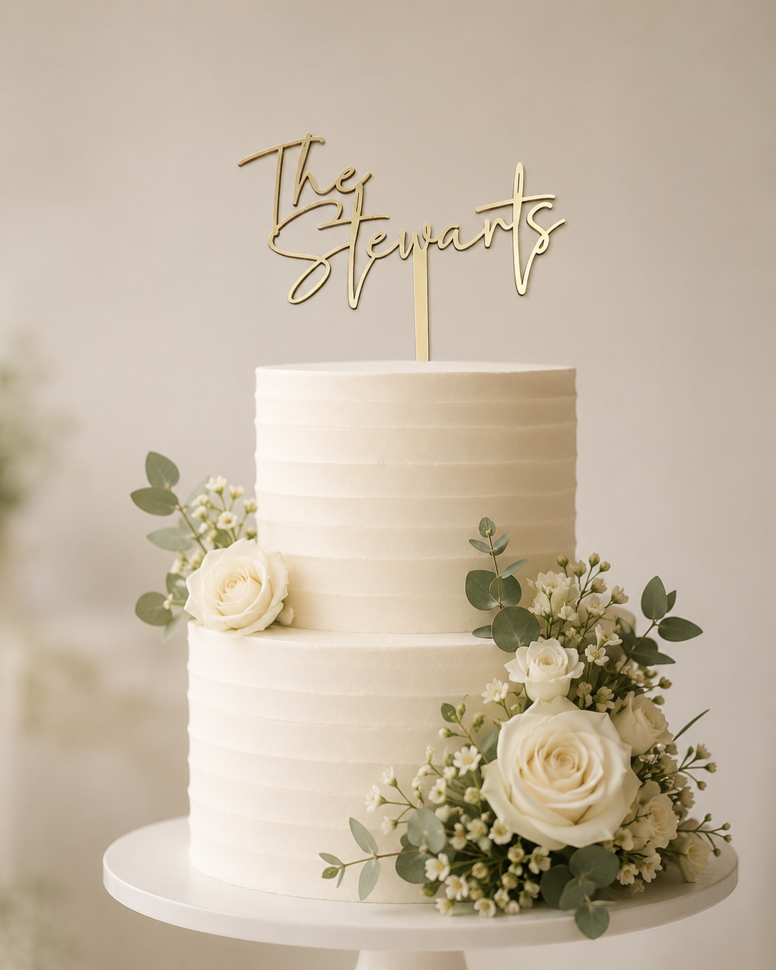 Custom Acrylic Cake Topper