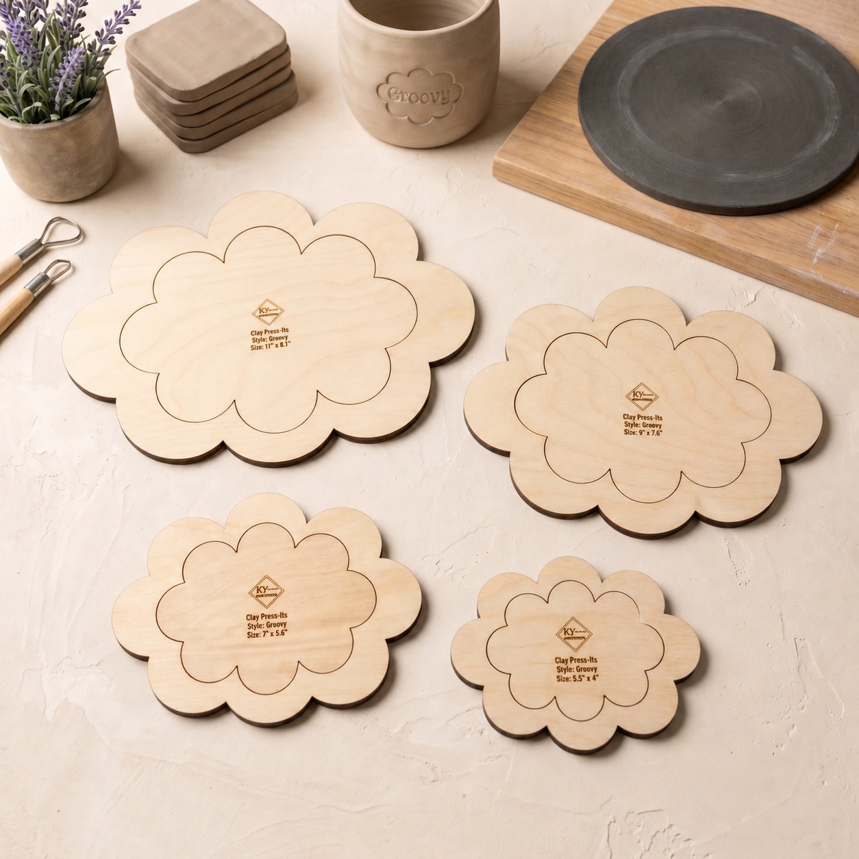 Clay Press-its Sets