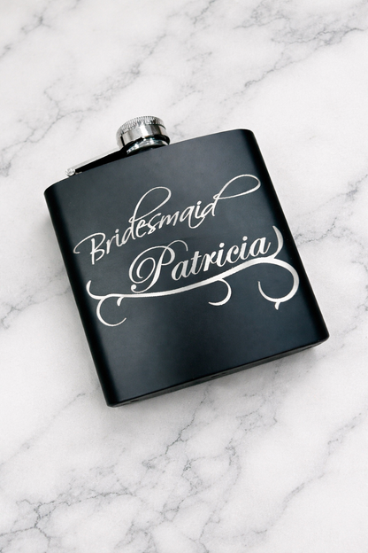 Engraved Flask
