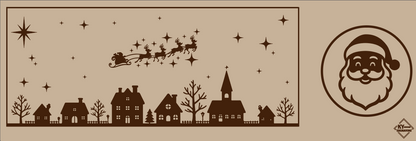 Christmas Chimney Scene Mug Plank