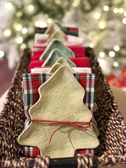 Gingerbread Engraved Pottery Rolling Pin
