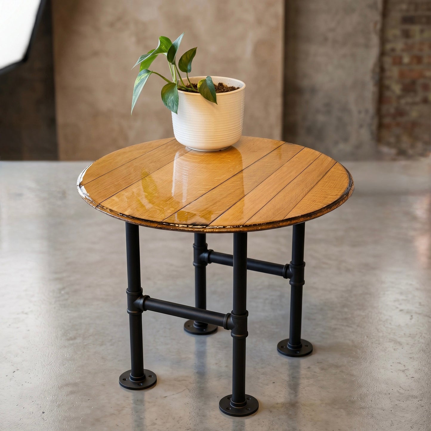 Barrel Head Coffee Table
