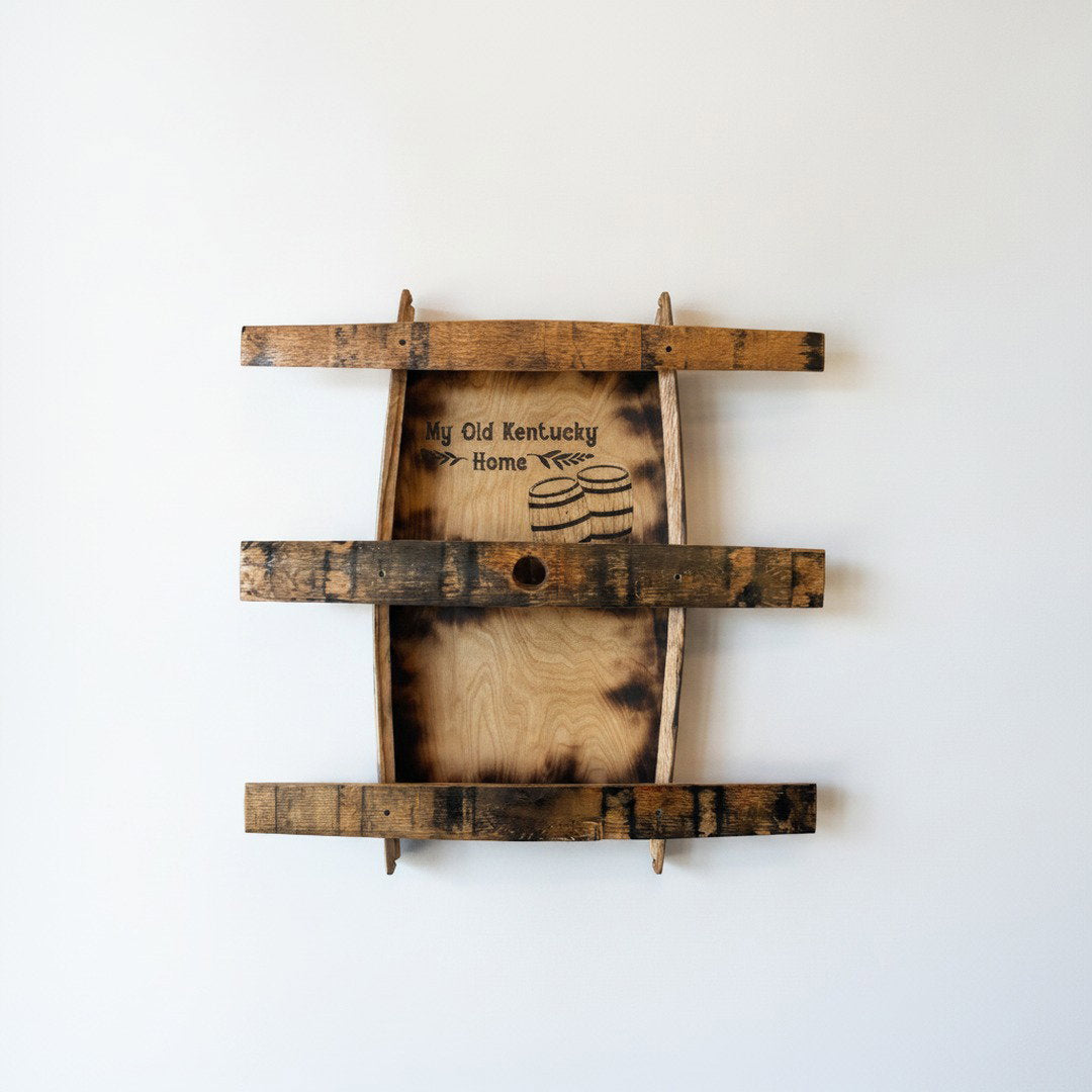 Barrel Stave Shelf
