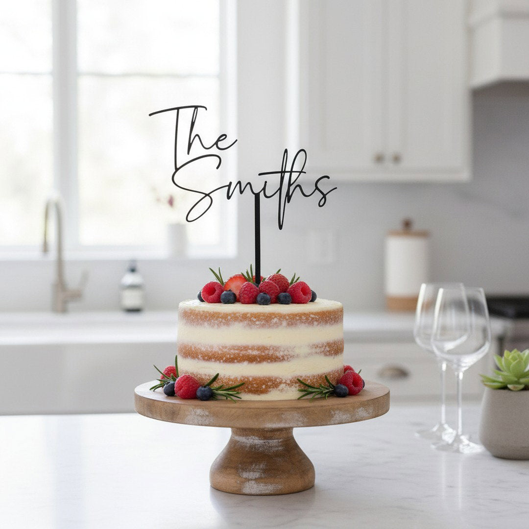 Custom Acrylic Cake Topper
