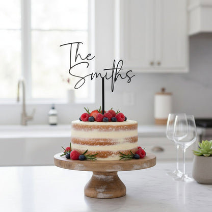 Custom Acrylic Cake Topper