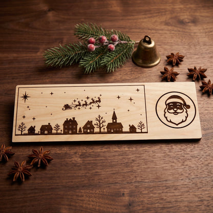 Christmas Chimney Scene Mug Plank