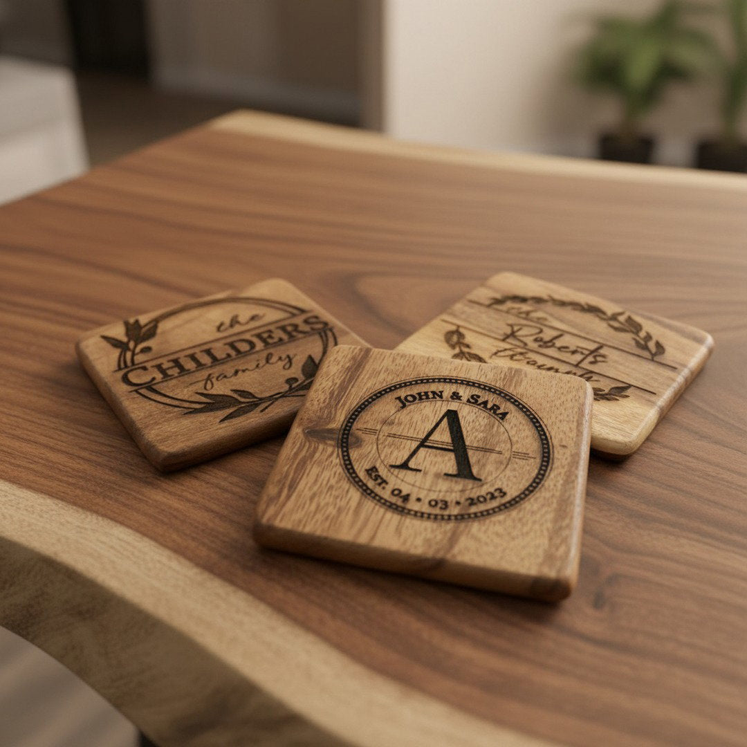 Walnut Coaster