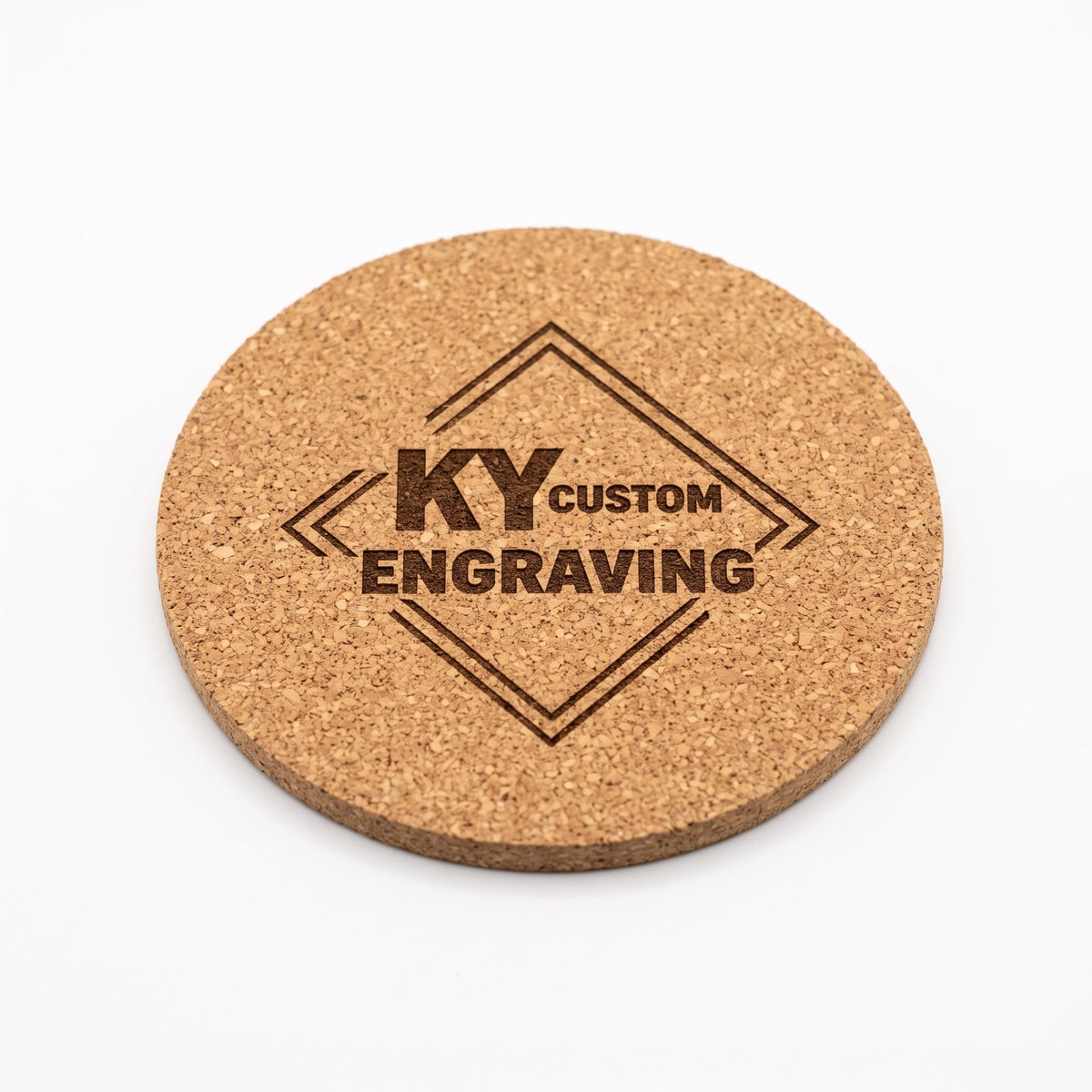 Custom Engraved Cork Coasters