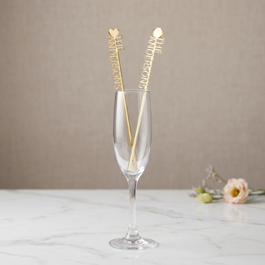 Personalized Drink Stirrers