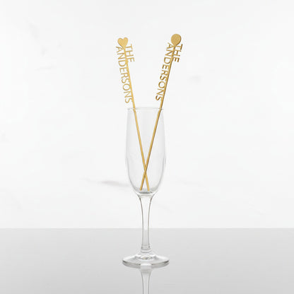 Personalized Drink Stirrers