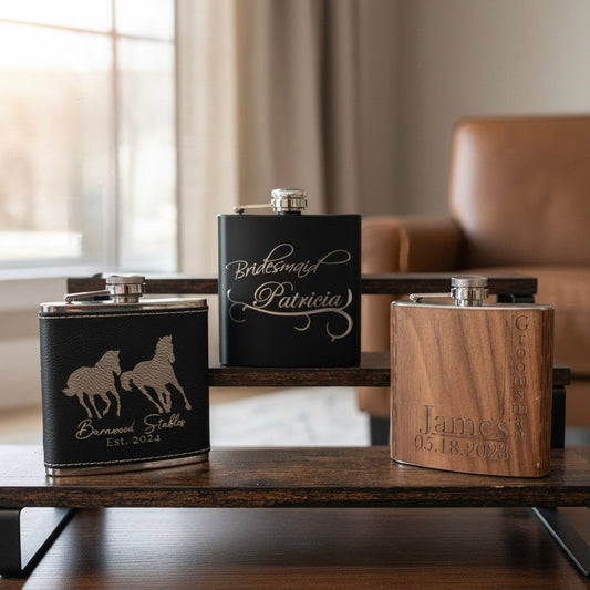 Engraved Flask