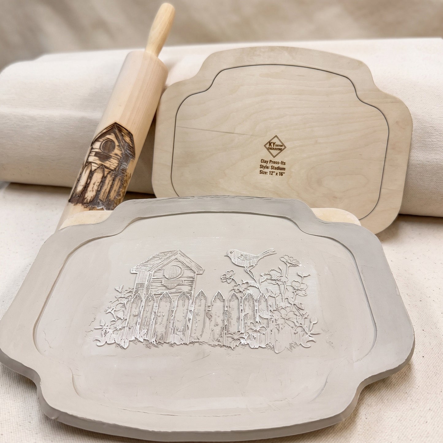 Engraved Rolling Pin