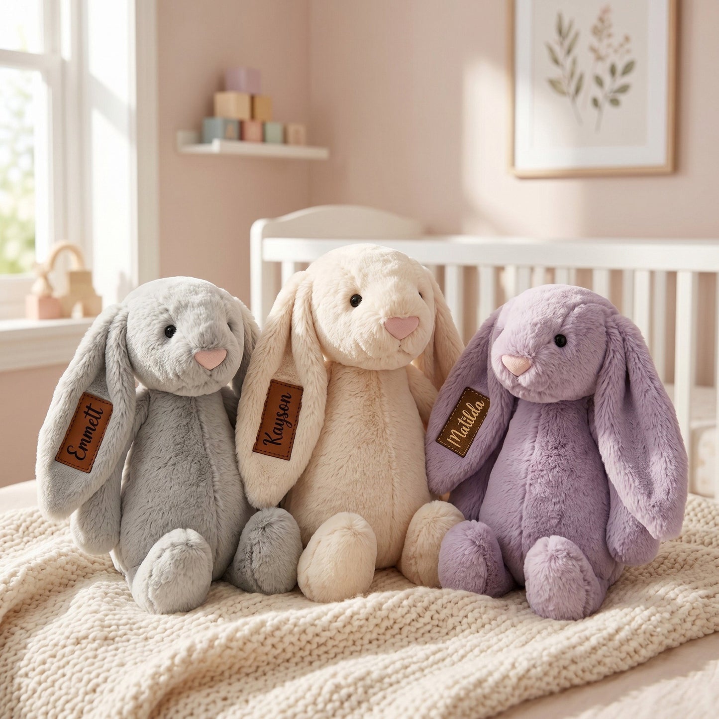 Personalized Stuffed Bunny