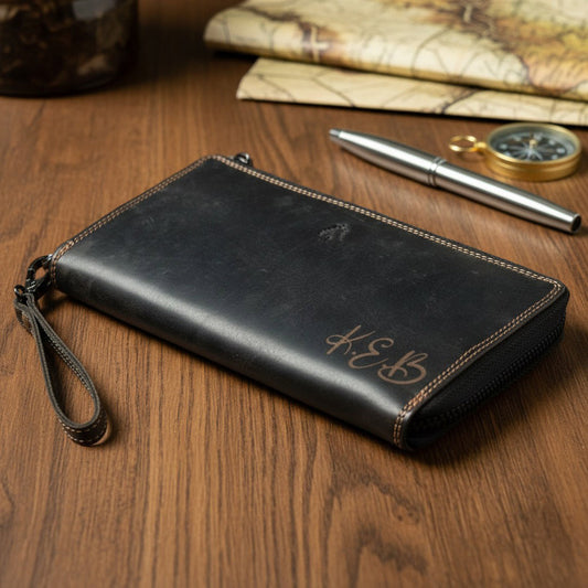 Leather Wristlet